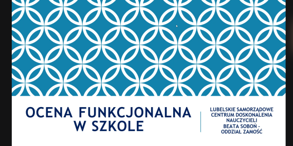 slajd tytułowy ze szkolenia